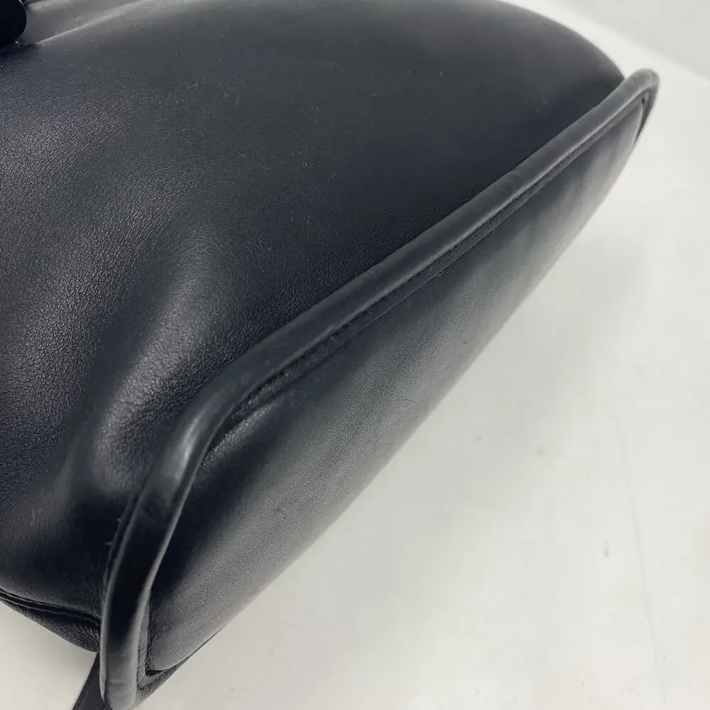 Vintage Coach Legacy Black Leather Satchel 9063